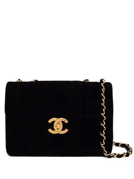 Chanel Pre-Owned сумка на плечо Mademoiselle Classic Flap Jumbo 1995-го года