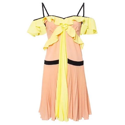 Платье Marcobologna S17MAB501GEO персиковый+желтый 42