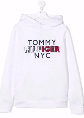 Tommy Hilfiger Junior худи NYC с вышитым логотипом