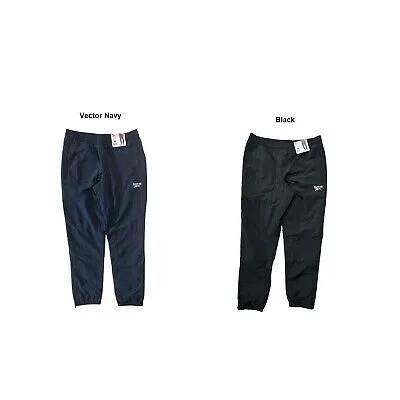 Мужские спортивные брюки Reebok с тканым логотипом и принтом на шнурке