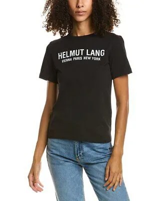 Женская футболка с логотипом Helmut Lang