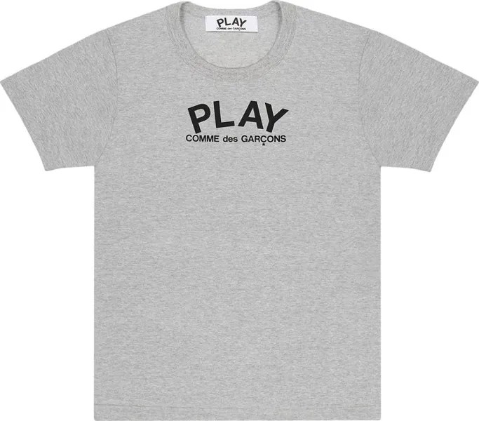 Футболка Comme des Garçons PLAY T-Shirt 'Grey', серый