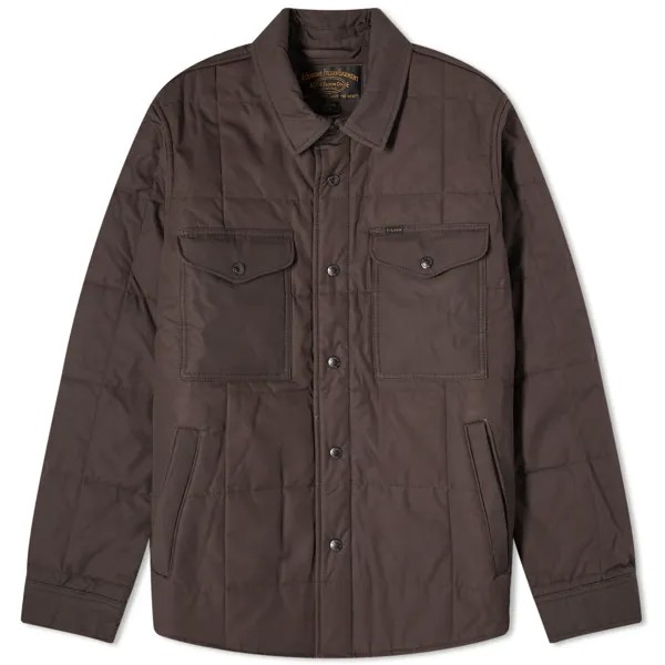 Куртка Filson Cover Cloth Quilted Shirt, цвет Cinder