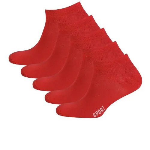 Носки STATUS, 5 пар, размер 27, красный
