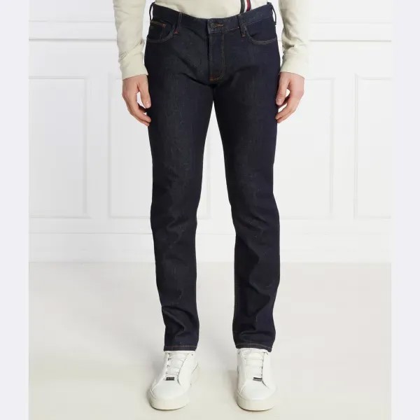 Джинсы узкого кроя j06 Emporio Armani, синий