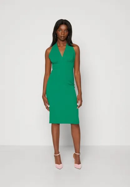 Платье из джерси Jack Halter Neck Midi WAL G, цвет leaf green