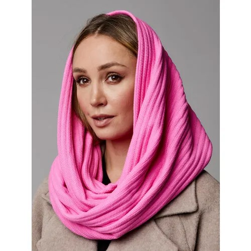 Снуд VIKITIKI,80х39 см, one size, фуксия