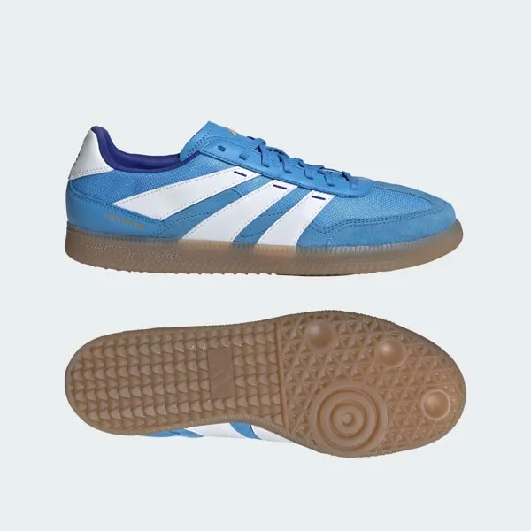 Аргентинские (AFA) бутсы Predator для фристайла для дома Adidas, цвет Blue Burst/Cloud White/Lucid Blue