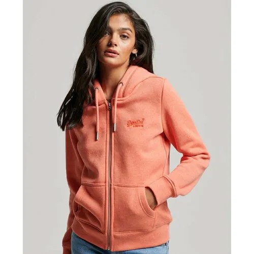 Худи Superdry, размер 44, коралловый