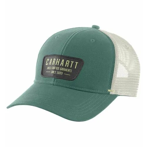 Бейсболка carhartt, размер one size, зеленый