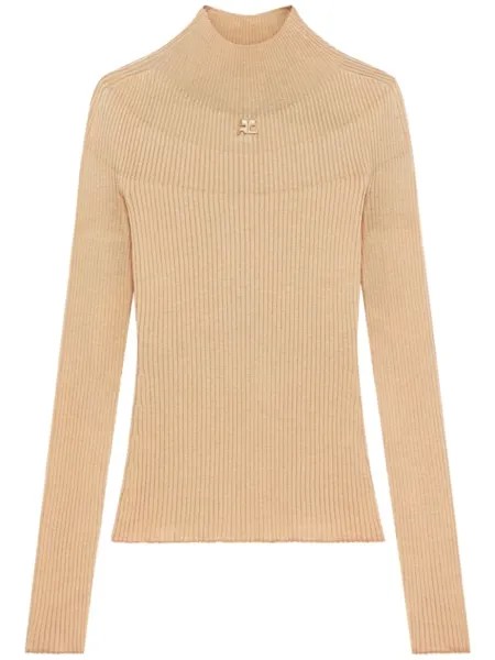 Courrèges свитер Solar, нейтральный цвет