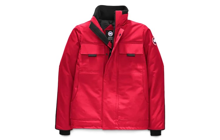 Пуховик мужской красный Canada Goose, красный