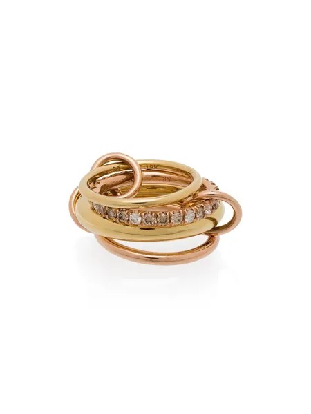 Spinelli Kilcollin кольцо Luna из розового золота с бриллиантами
