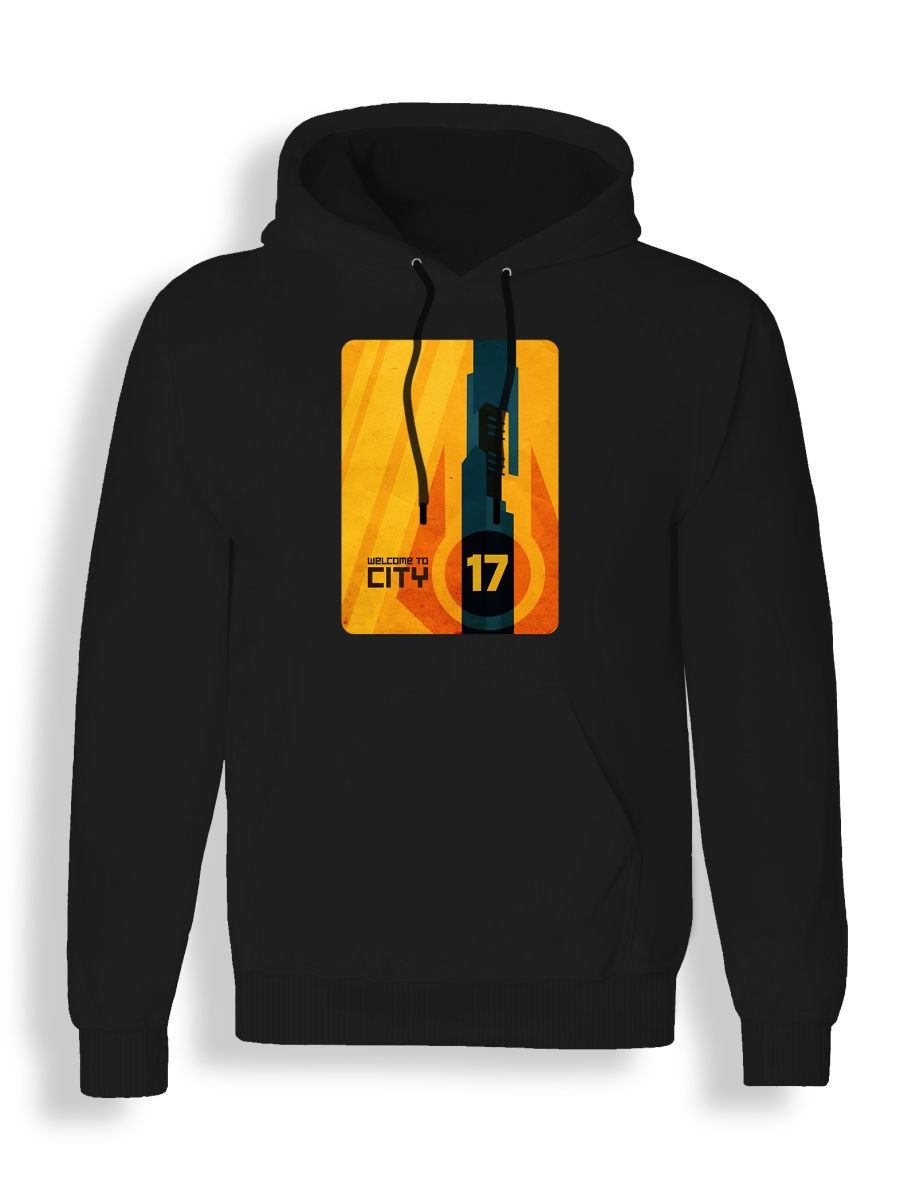 Худи унисекс СувенирShop Half-Life/Гордон Фримен 16 черное 2XL
