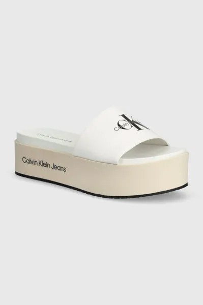 Шлепанцы Flatform Sandal Met Calvin Klein Jeans, белый