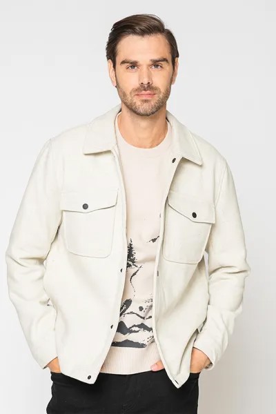 Куртка Dex с пуговицами и карманами Only & Sons, белый