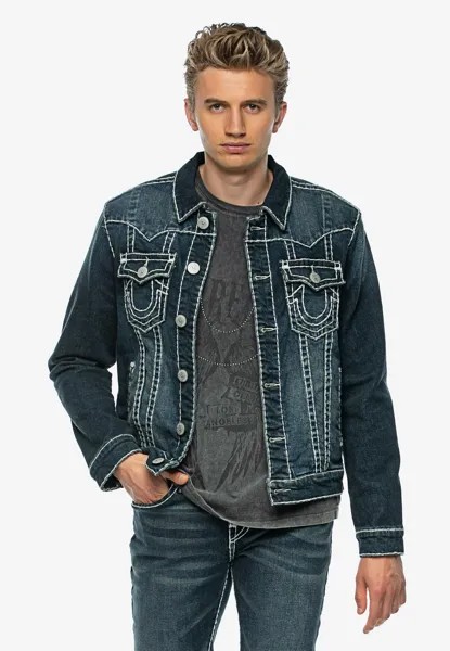 Джинсовая куртка JIMMY True Religion, цвет aquamarine dark