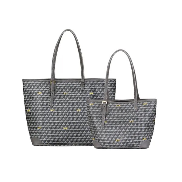 Сумка на плечо для женщин, французская вместительная сумочка-тоут, модный портфель, мессенджер для поездок