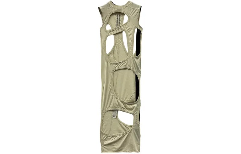 Платье без рукавов женское Off White Rick Owens Drkshdw