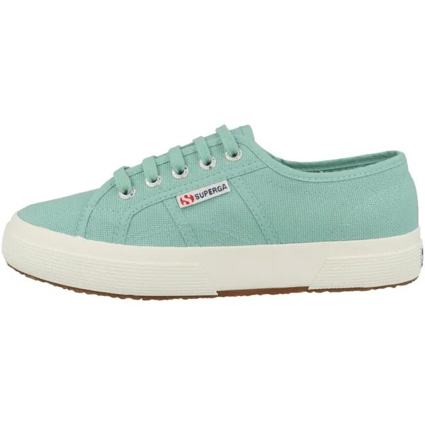 Кроссовки низкие 2750 Cotu Classic женские SUPERGA, цвет gruen