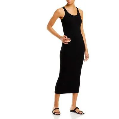 Черное облегающее платье миди с вырезами Remain Womens Elvirah 42 BHFO 2072