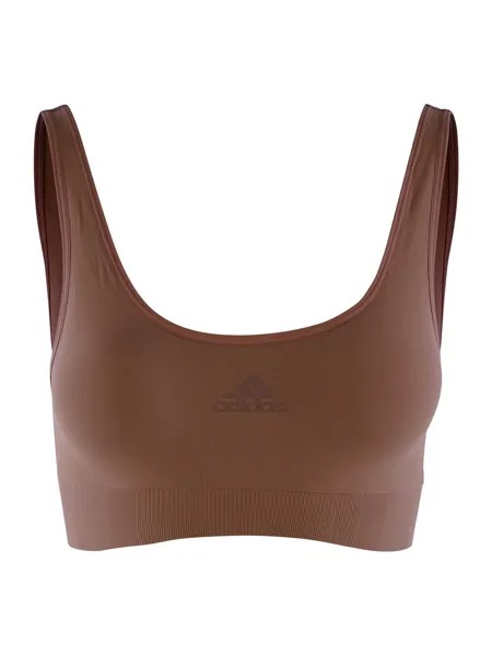 Бюстгальтер без косточек Adidas SCOOP LOUNGE BRA, бежевый