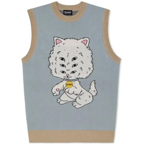 Жилет RIPNDIP Big Head Knit Sweater Vest Light Slate / M