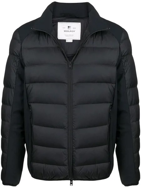 Woolrich стеганая куртка с высоким воротником
