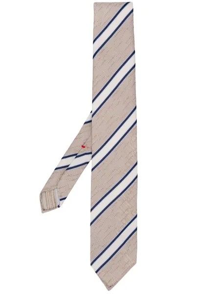Dell'oglio галстук в диагональную полоску