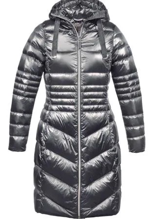 Пуховик-пальто женский Dolomite 285529 серебристый XS