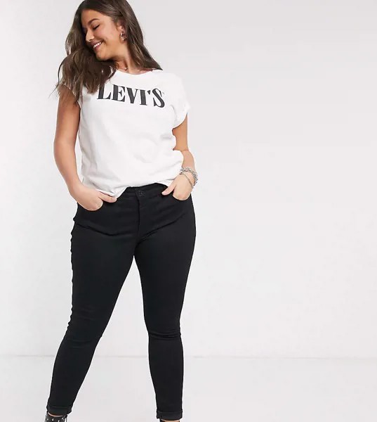 Джинсы скинни Levi's Plus 310-Черный