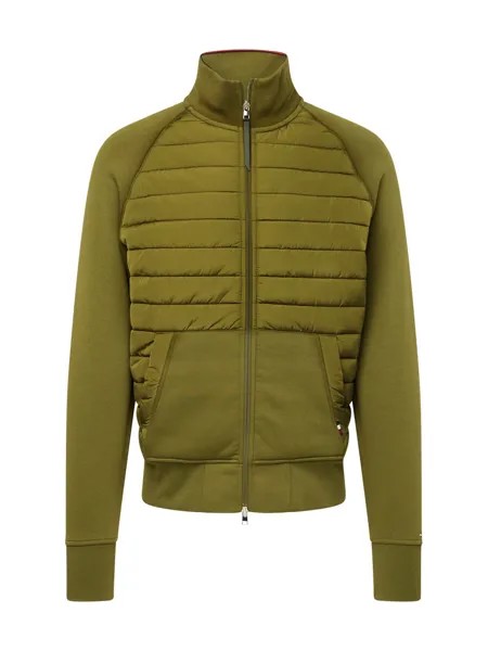 Толстовка на молнии Tommy Hilfiger, оливковое