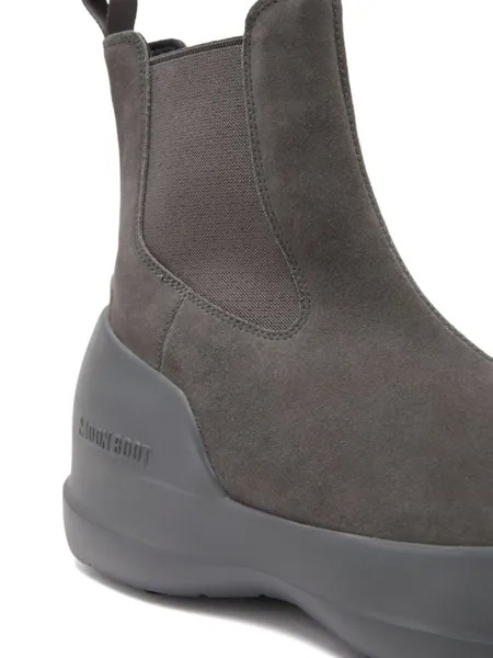 Moon Boot ботинки Luna с логотипом, серый