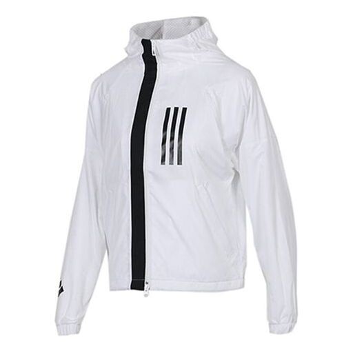 Куртка wnd jkt fl спортивная стильная куртка белая Adidas, белый