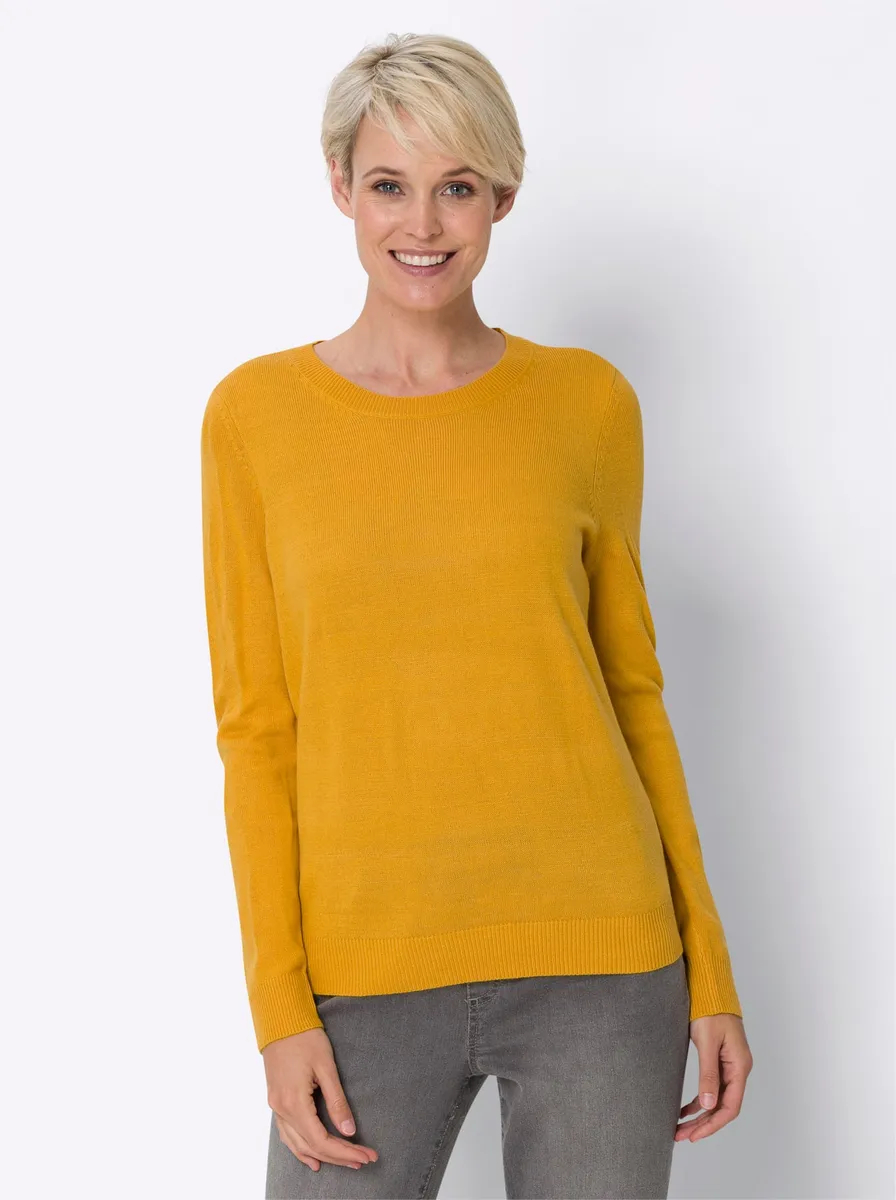 Свитер с круглым вырезом Classic Basics 