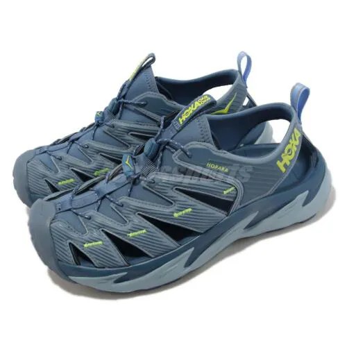 Мужские повседневные сандалии Hoka Hopara Blue Steel Grey на открытом воздухе Trail 1106534-BSNBL