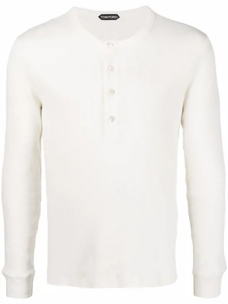 TOM FORD ribbed long-sleeved T-shirt