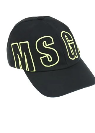 Бейсболка с желтым логотипом MSGM