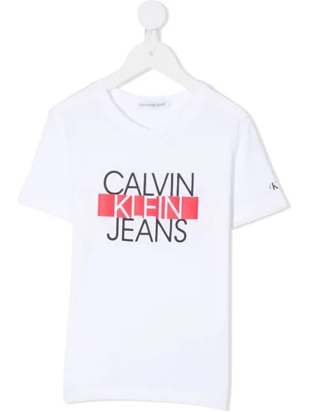 Calvin Klein Kids футболка с круглым вырезом и логотипом