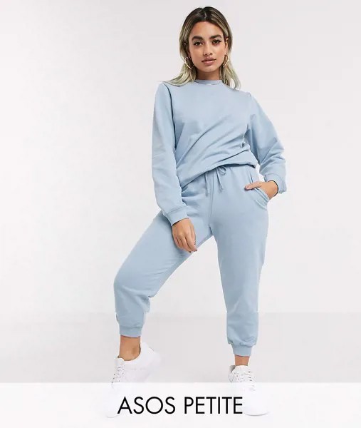 Спортивный костюм из органического хлопка ASOS DESIGN Petite-Синий