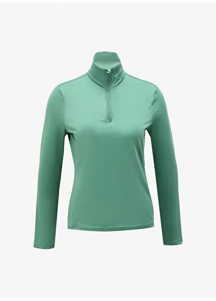 Зеленая женская футболка с воротником M23tiptoptiptop Merrell, зеленый
