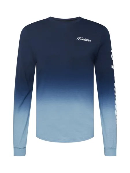Футболка Hollister, морской синий/дымчато-синий/темно-синий