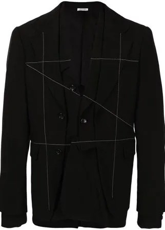Comme Des Garçons Homme Plus однобортный пиджак с контрастной строчкой