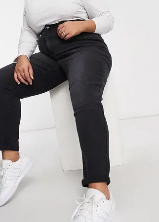 Черные джинсы в винтажном стиле Urban Bliss Plus-Черный цвет