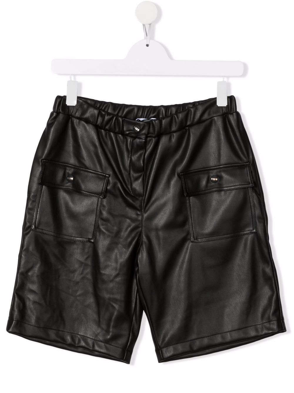 MSGM Kids байкерские шорты