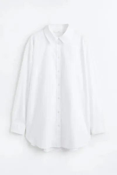 Рубашка H&M Oxford, белый