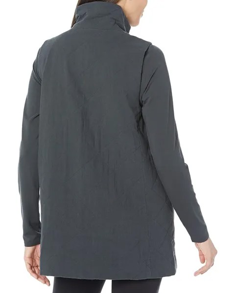 Куртка Eileen Fisher Stand Collar Jacket, графитовый