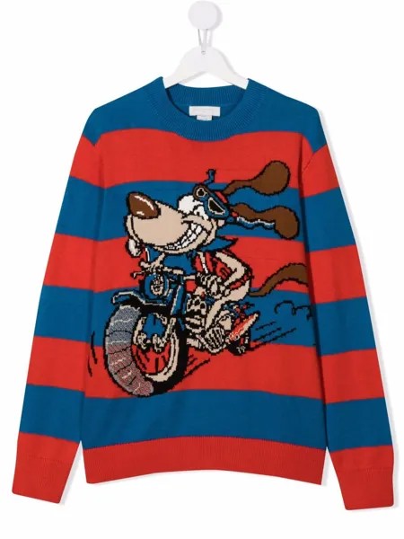 Stella McCartney Kids джемпер в полоску