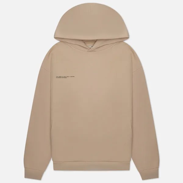 Мужская толстовка PANGAIA 365 Basic Signature Hoodie бежевый, Размер XXS
