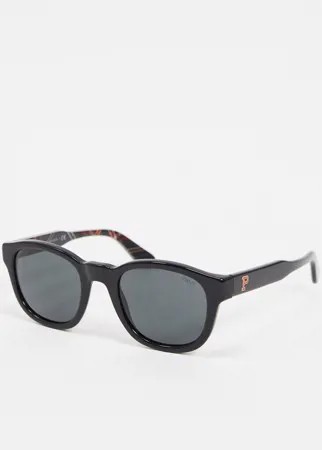 Квадратные солнцезащитные очки Polo Ralph Lauren 0PH4159-Черный